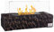 HOMCOM Bioethanol-Tischkamin mit 1,15L Brenner und 30-45 Min. Brenndauer, Biokamin mit Glasscheibe und Flammenlöscher, 33x16x18cm, Schwarz