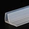F Shape Bath Shower Screen Door Seal Strip for Glass Thickness 6mm 8mm 10mm Seal Gap,Shower Tray Sealing Strip for Curved and Vertical Door (F8mm,2m)