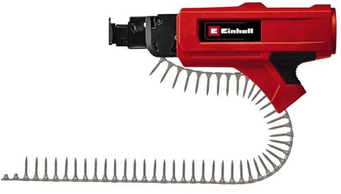 Original Einhell Attacco caricatore per avvitatore per cartongesso (da montare a posteriori per avvitatore per cartongesso Einhell, per viti per cartongesso lunghe 25-55 mm, punta inclusa)
