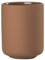 Zone Denmark Ume Toothbrush Cup Holder Stoneware Ceramic Bathroom Accessory Beautiful and Practical Diameter 8.5 cm Height 10.5 cm Terracotta