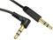 iSeventy9 Right Angle to Straight Aux Headphone Cable Audio Lead 3.5mm Jack Male to Male For PC Car 1 Meter Black