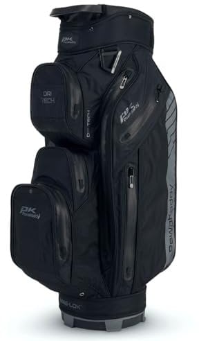 POWAKADDY DRI-TECH GOLF CART TROLLEY BAG – STEALTH BLACK