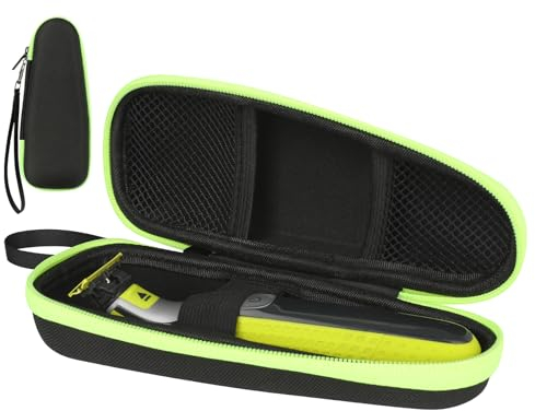 Hartschalen Reiseetui für Philips Norelco OneBlade Herren Hybrid Elektrischer Trimmer und Rasierer, Reiseschutzhülle Reiselagerung Tragetasche