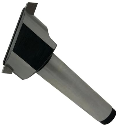 MachEl Fraise à mouche avec tige MT3 (M12 x 1,75) pour tour de précision et fraiseuse, avec embout en acier rapide (HSS)