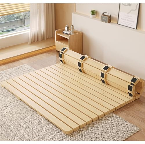 lattenrost Lattenrost in den Größen Full/King/Queen/Twin, faltbare Matratzenplatte und hölzernes Bunkie-Board für Fußböden, Bettbretter für unter die Matratze mit Anti-Rutsch-Pads(180x190cm/70.9x74.8i