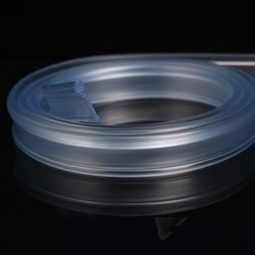 ZANOFIRA Transparent Soft Rubber Shower Door Seal for Folding Bath Screen 1200mm