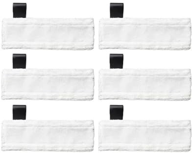 YJMYLTO Steam Cleaner Floor Mop Cloth Cover Rags Pads Compatible With Karcher Easyfix SC1 SC2 SC3 SC4 SC5 Vacuum Cleaner Spare Parts Replacement(6 pcs)