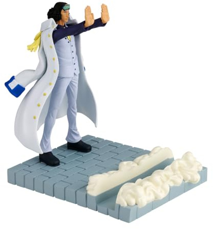 Banpresto Aokiji Kuzan One Piece FL Actionfigur, 12 cm, BP28929P, Mehrfarbig, Sammelfigur, ideal für Anime-Fans One Piece.