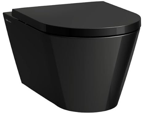 LAUFEN Kartell Wand-WC, Tiefspüler, mit Silent Flush spülrandlos, 545x370x355mm, H8213310200001, Farbe: Schwarz glänzend