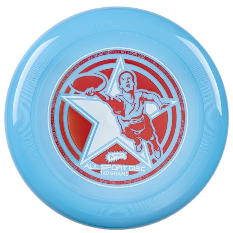 Wham-O Frisbee All Sport Disc 140g, 25.02cm, langlebig und Rutschfester Griff für Spiele im Freien, perfekt für Teamsport und Familienspaß -1 Pack