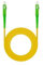 Nanocable Cable fibra SC/APC LSZH Amarillo 2m