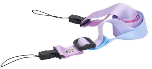 Qcwwy Verstellbare Stilvolle Kamera -Schultergurt für Fuji- und Polaroidkameras, Multifunktionaler und Bequemer Gürtel für Outdoor Aktivitäten (Gradient)