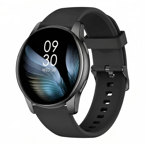 AcclaFit Smartwatch Uomo Donna con Chiamate Bluetooth, Orologio Fitness Rotondo da 1,38 con 147+ Modalità Sportive, Cardiofrequenzimetro, Sonno, IP68 Impermeabile, Compatibile con Android iOS