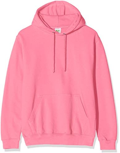 AWDis Men's College Hoodie, red (Candyfloss red), X-Small