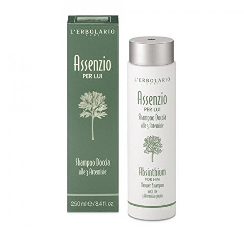 Assenzio, doccia shampoo, per uomo, 250 ml (etichetta in lingua italiana non garantita)