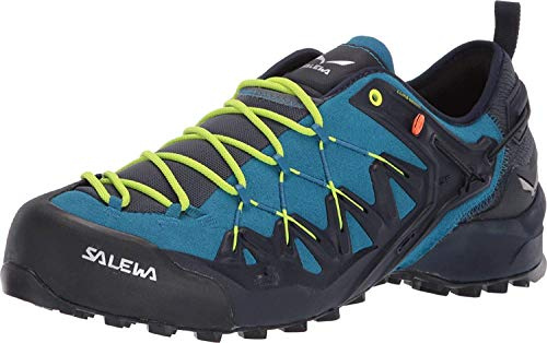 Salewa Wildfire Edge Chaussures de randonnée pour homme, Premium Navy Fluo Yellow., 46.5 EU
