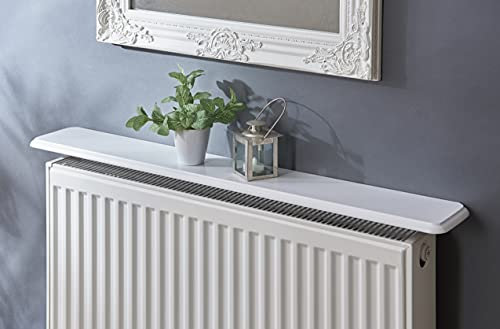 36 Inch Radiator Shelf- Available in Mahogany, Oak & White (White)
