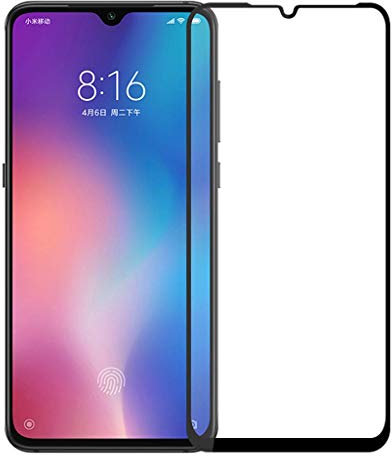 J&H [2 paquetes] Xiaomi Mi 9 Protector de pantalla, Xiaomi Mi 9 cobertura completa Protector de pantalla, vidrio templado HD transparente protector de pantalla para Xiaomi Mi 9 de 6.39 pulgadas