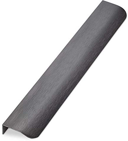 5 x Möbelgriff BLANKETT round 300 mm Titanoptik gebürstet Griffprofile (Wird an die Frontinnenseite verschraubt) Schubladengriffe Schrankgriffe von SO-TECH®