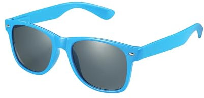 Komonee Royal Blue Drifter Sunglasses Classic Style Retro Sun Shades Eye Glasses UV400 Protection Unisex For Men Women Golf Cycling Sports Fishing Travel