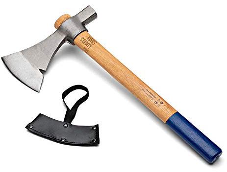 Kings County Tools Camping Hatchet Tomahawk Axe with Carbon Steel Blade