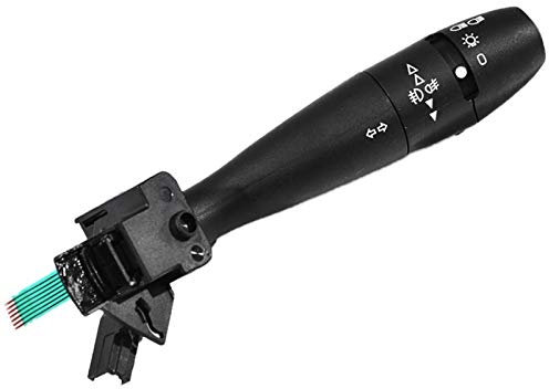 BXSAUISA Mando de Intermitentes Vuelta del Coche de indicador de señal del Interruptor de Columna de dirección Cuerno Auto 96477533XT en Forma for Peugeot 206 207 307 1007 406 407 807