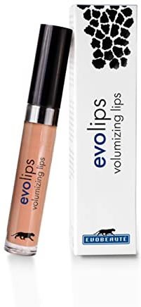 EVOBEAUTÉ evolips Volumizing Lips cake pop 5 ml I Lippenfluid mit Volumen-Effekt, farbig I Lipgloss für die Lippenpflege, feuchtigkeitsspendend