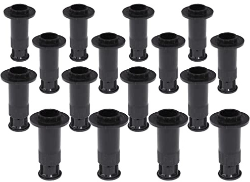 WITEN&NOCK SMC Lot de 16 pieds de montage pour receveur de douche 9-12 cm Hauteur réglable