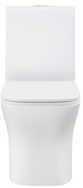 Concorde One Piece Square Toilet Dual Flush 1.1/1.6 gpf in Matte White