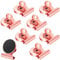 Artcut 8 Pack Rose Gold Magnetic Clips, Strong Magnetic Clips for Fridge, Whiteboard, Magnetic Clip Fridge Magnet Clips for School, Office, 31mm Fridge Magnet for Photo, Note