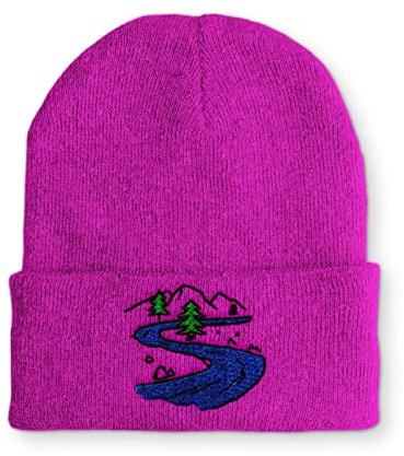 tshirtladen Outdoor & Wandern und Camping Statement Beanie Mütze mit Spruch Pinguin, Farbe: Pink