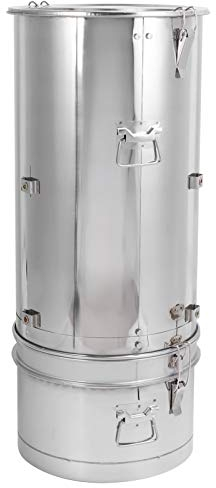 Zerodis Centrifugeuse à Miel, Extracteur de Miel en Acier Inoxydable avec Support pour Ferme pour l'apiculture