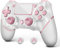 AceGamer Wireless Controller for PS4,Controller for PS4/Pro/Slim/PC Gamepad Joystick with Double Vibration Touch Panel 3.5mm Audio Jack Six-Axis Motion Sensor Upgraded Ergonomic (pink&white)