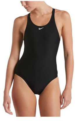 Nike Unisex Nike_ness8370-001_38 One Piece Swimsuit, Schwarz, 38 EU