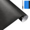 NewL Lámina de Vinilo metálico de Acero Inoxidable Cepillado Mate, 50 cm x 150 cm, Color Negro Cepillado