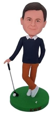 mydedor Individuelle Wackelkopf-Figur, personalisierte Figur, Geburtstagsgeschenke für Büro, Auto, Armaturenbrett, Sammlerstück