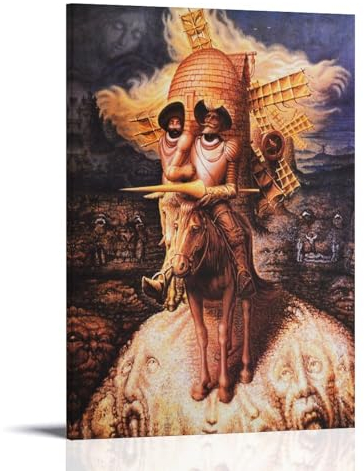 Optische Täuschung von Salvador Dalí Maler, Poster, Leinwand, Wandkunstdrucke, Geschenke, Foto, Gemälde, Raumdekoration, Heimdekoration, 20 x 30 cm