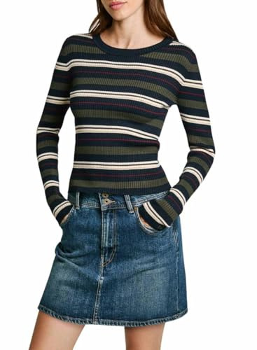 Pepe Jeans Damen Hillary Strickwaren, Grün (Leaf Green), XS