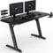 SENSE7 Scrivania Nomad Basic, tavolo gaming 140x60 con gancio per cuffie, porta bevande, supporto controller e superficie in fibra di carbonio, Ergonomico e ideale per il gaming