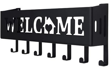 iFutniew Sweet Home Porte-clés mural décoratif en métal pour porte d'entrée