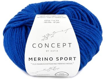 Katia Merino Sport - CONCEPT - Farbe: Azulina (40) - 50 g/ca. 80 m Wolle