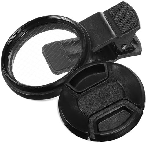 HOMSFOU Kamerafilter Für Handy Sternfilter-Clip Praktischer Filter-Clip Für Punkte Telefonfilter-Clip Telefonkamerafilter-Clip Fotografie-Filter-Clip Clip-Design Kompatibel