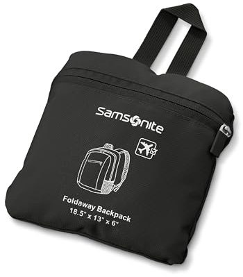 Samsonite Falt-Rucksack, Schwarz, Schwarz