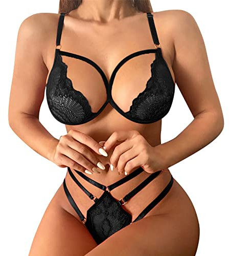 TYUIOP detergente Intimo Chilly Lingerie sexyy Completi Mutandine sexydonna Bikini sexydonna Costume Cameriera sexydonna Lingerie Italiana Completo Intimo Fucsia Slip