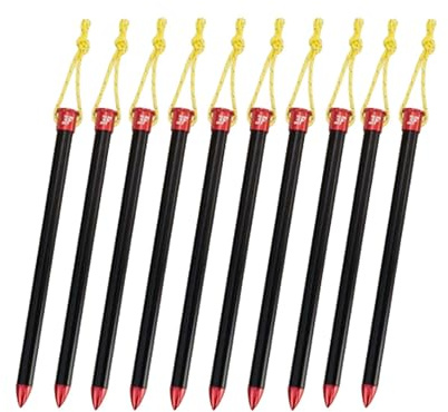 3F UL GEAR Ground Nail Ultra-light High Strength 15cm/20cm Aluminium Alloy Hollow Tent Stakes Pegs,for Outdoor,Hiking,Camping,Tent parts (15CM(10pcs))