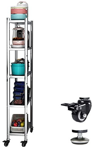 FBHDKJNFG ultradünne Rolllagerwagen, Küche Mehrzweckwagen, Folding Trolley, Oxford Fabric, Capacity Camping Trolley,