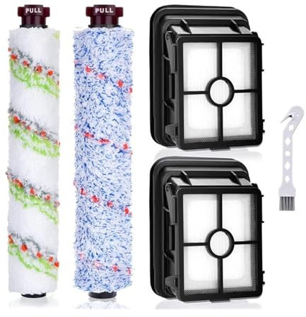 ricambio Spazzola a rullo, filtro HEPA, compatibile con BISSELL Crosswave Pet Pro 2306A, aspirapolvere e lavapavimenti tutto in uno, ricambio