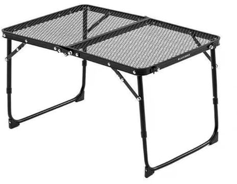 Bkljkf Table de barbecue portable - Table de barbecue - Table de camping résistante à la chaleur - Station de cuisson portable pour camping-car, camping, hayon, fête, balcon, barbecue