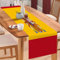 Camino de mesa con bandera nacional de España, decoración de mesa de comedor de temporada para interiores y exteriores, hogar, comedor, fiesta, 40,6 x 183,8 cm