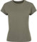 Build Your Brand Ladies Box Tee Grün Olive XS